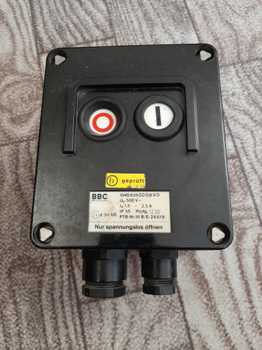 کلید حفاظتی ضد انفجار BBC GHG 635 ۰۰ ۰8 V۰