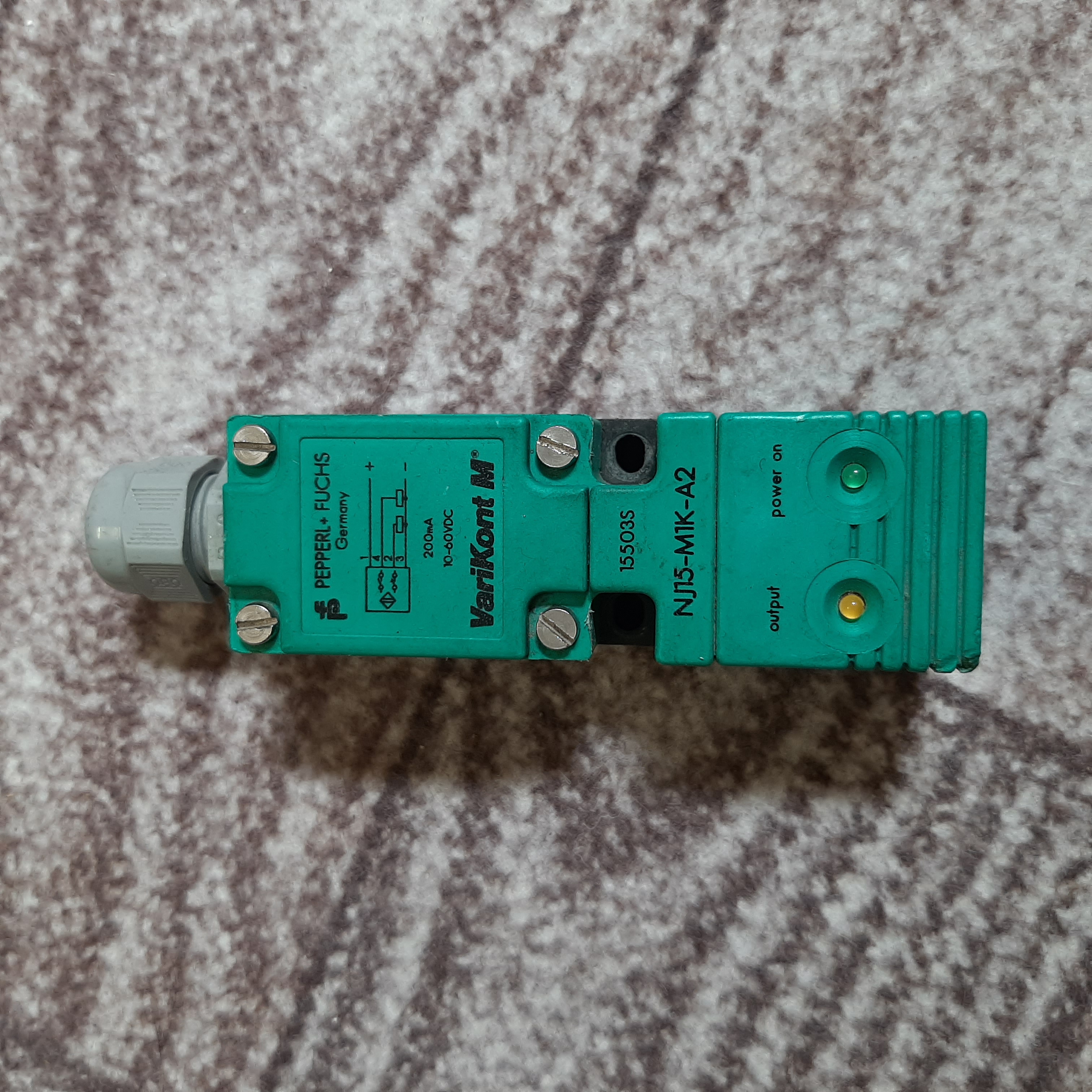 سنسور القایی Pepperl+Fuchs NJ15-M1K-A2
