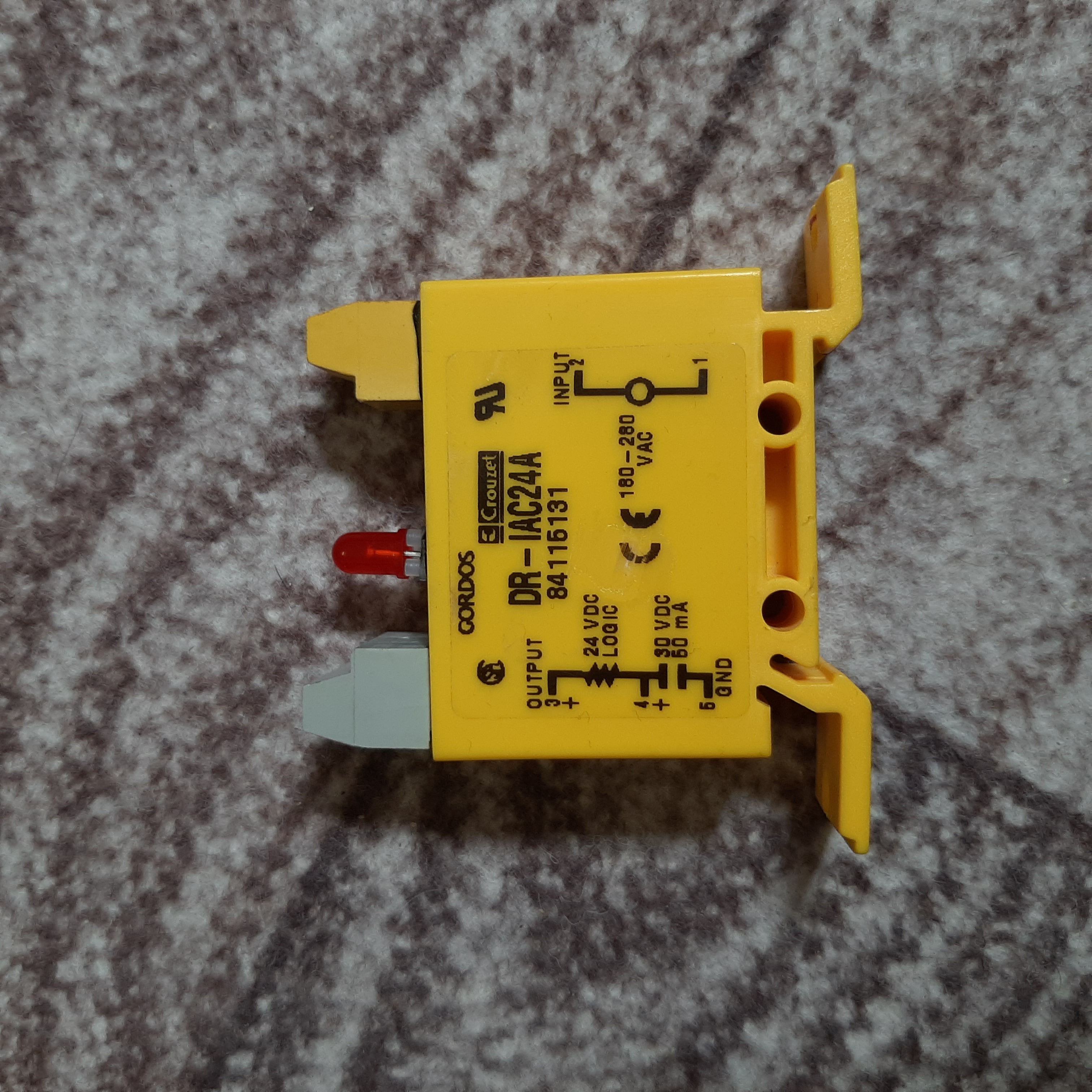 رله حالت جامد (Solid State Relay) Crouzet DR-IAC24A