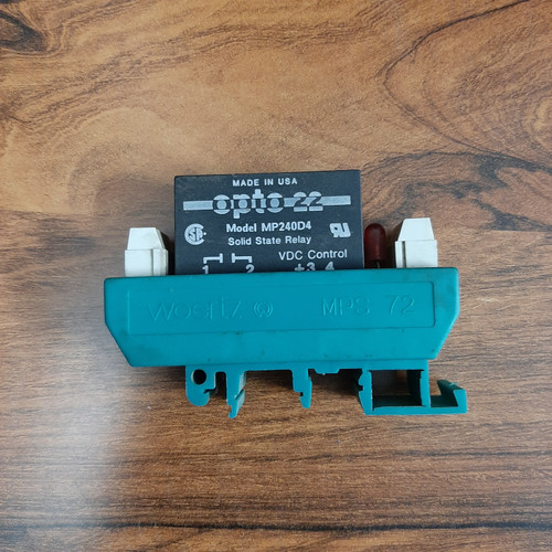 رله حالت جامد OPTO 22 MP240D4 به همراه پایه WERTZ MPS 72