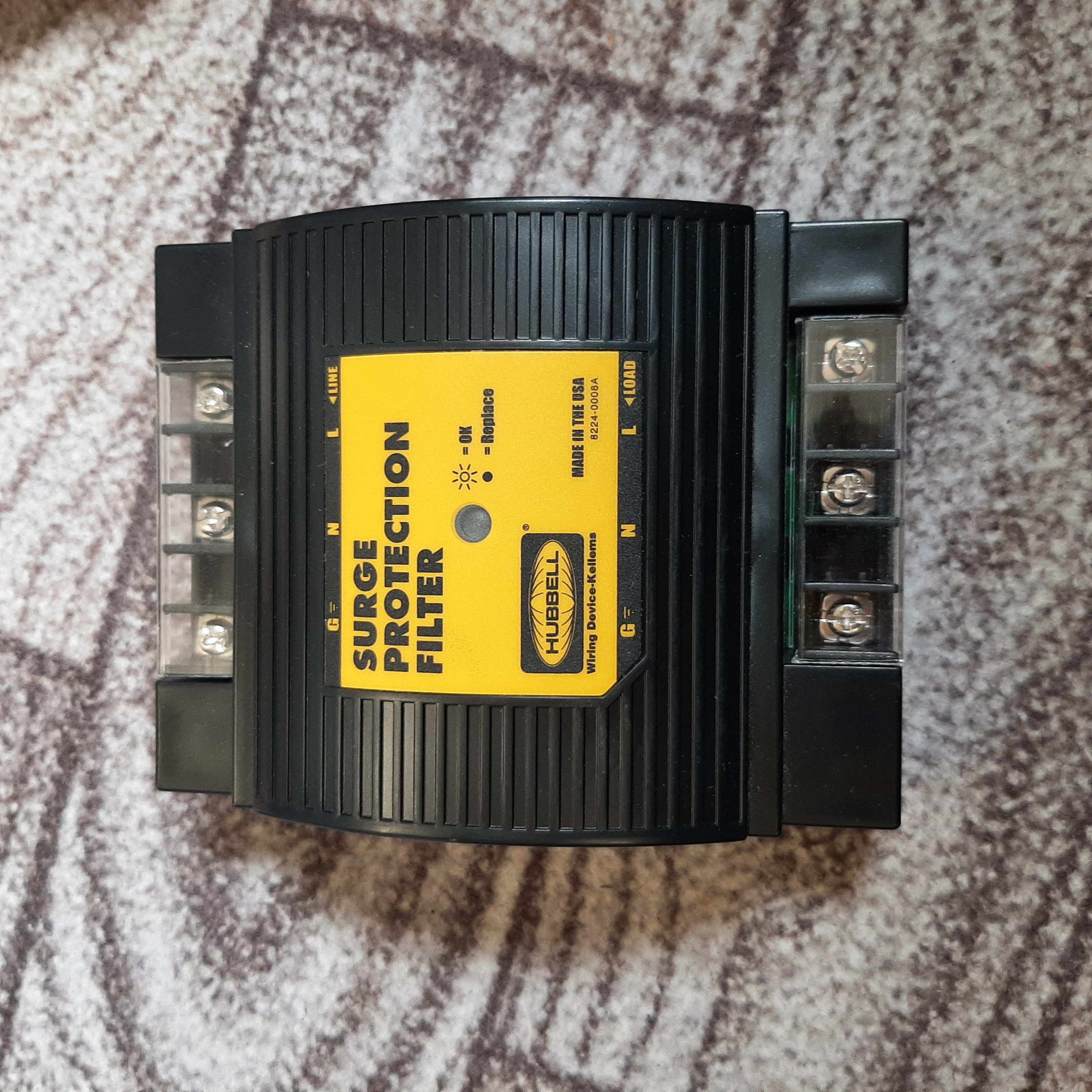 فیلتر محافظ اضافه ولتاژ HUBBELL Surge Protection Filter | محافظ تجهیزات الکتریکی صنعتی