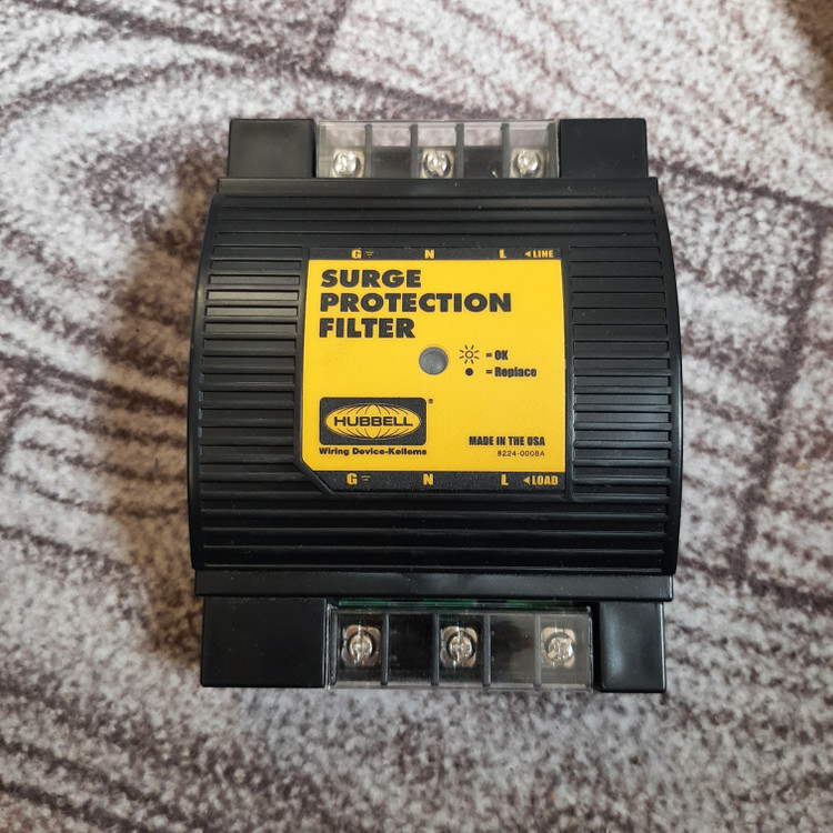 فیلتر محافظ اضافه ولتاژ HUBBELL Surge Protection Filter | محافظ تجهیزات الکتریکی صنعتی
