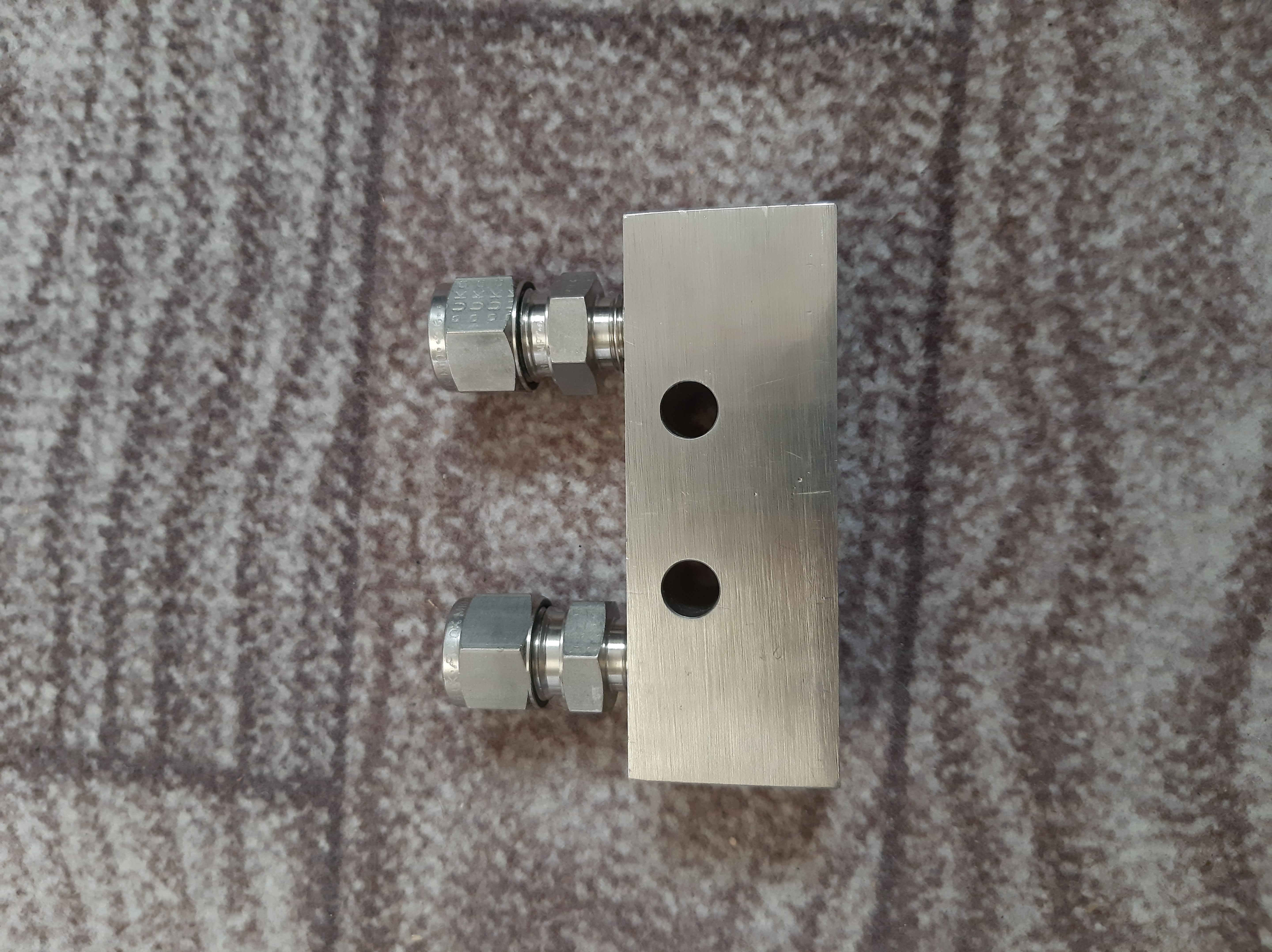 بلوک توزیع ابزار دقیق Parker PP0018C/1 استیل 316SS | مانیفولد فشار قوی 6000 PSI