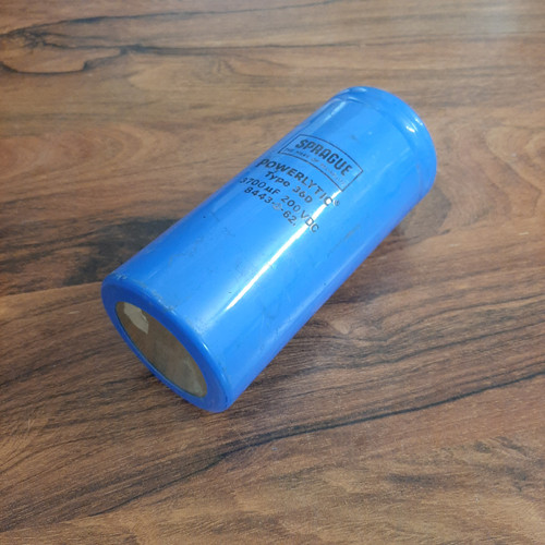 خازن الکترولیتی صنعتی SPRAGUE POWERLYTIC Type 36D 3700µF 200VDC