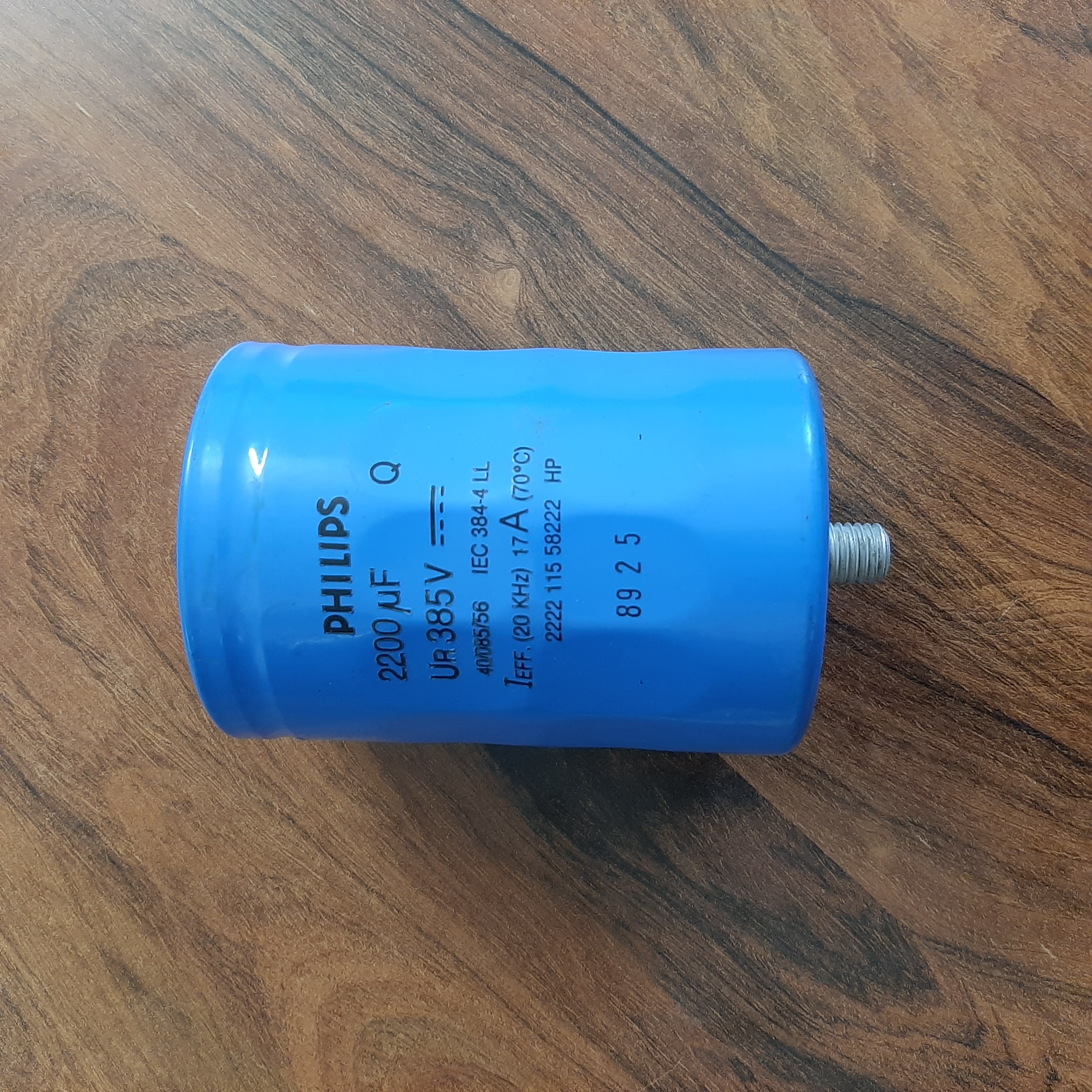 خازن الکترولیتی صنعتی PHILIPS 2200µF 385V DC