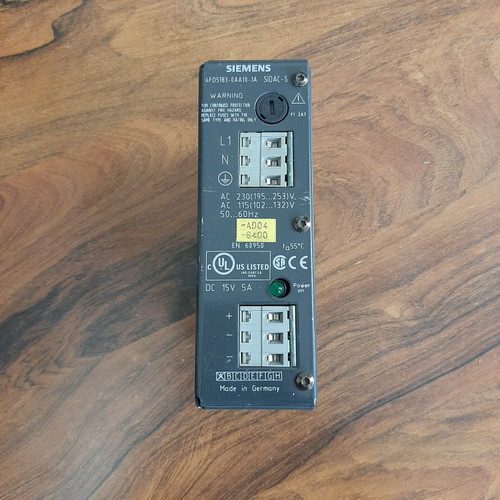 منبع تغذیه صنعتی زیمنس Siemens SIDAC-S مدل 4FD5183-0AA10-1A