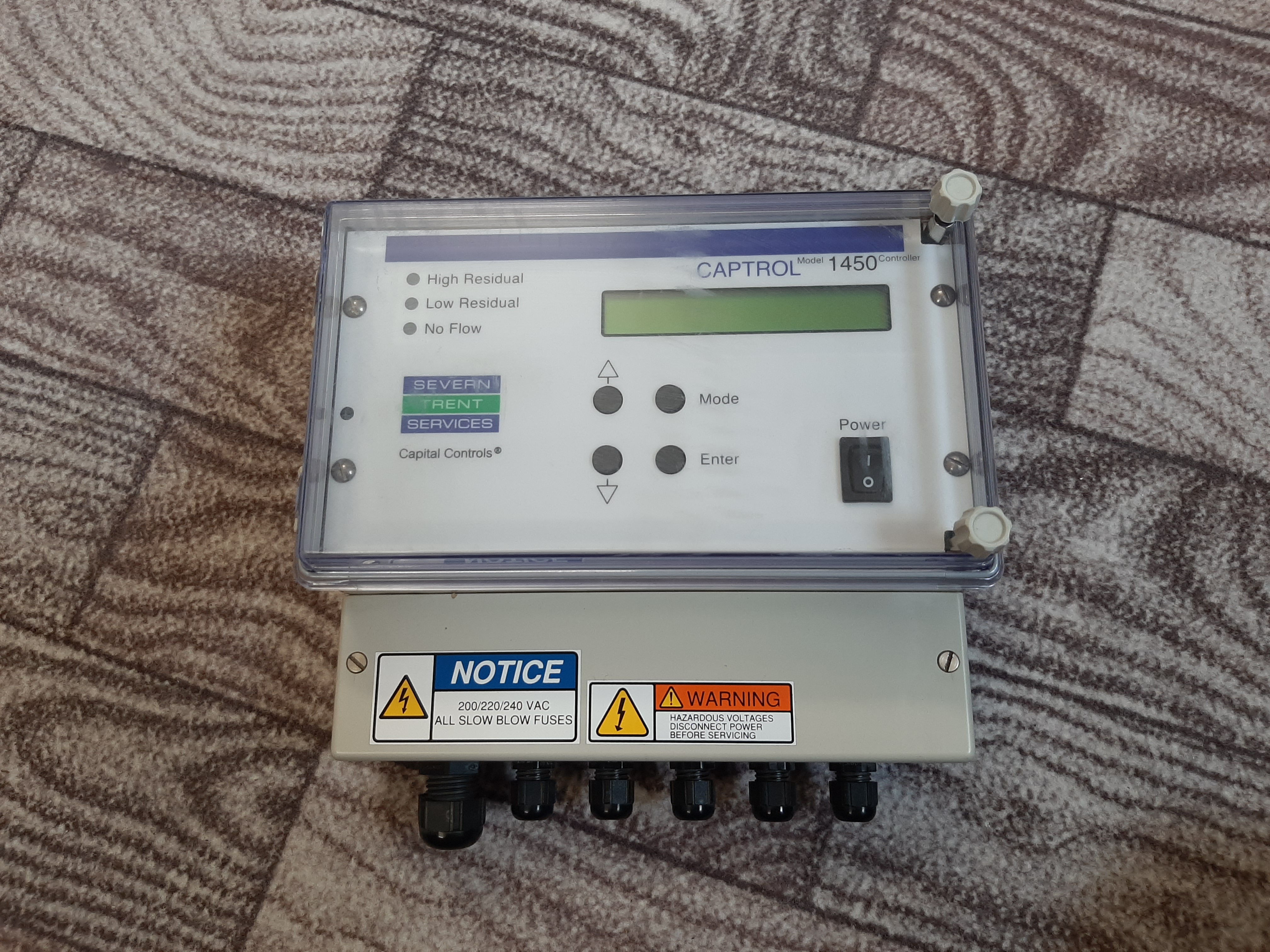 کنترلر کلرزنی و دکلرزنی CAPTROL 1450 برند Capital Controls